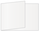 Pearlized White Fold Away Invitation 5 x 7 - 25/Pk