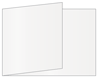 Pearlized White Fold Away Invitation 5 x 7 - 25/Pk