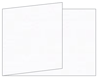 Linen Solar White Fold Away Invitation 5 x 7 - 25/Pk