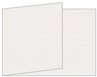 Linen Natural White Fold Away Invitation 5 x 7 - 25/Pk