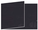 Linen Black Fold Away Invitation 5 x 7 - 25/Pk