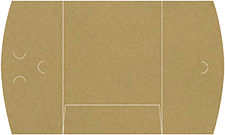 Natural Kraft Single Panel Folders (9 x 12) 10/Pk