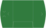 Verde Single Panel Folders (9 x 12) 10/Pk