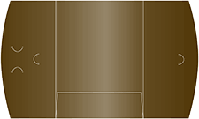 Bronze Single Panel Folders (9 x 12) 10/Pk