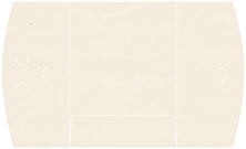 Linen Baronial Ivory Single Panel Folders (9 x 12) 10/Pk