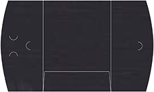 Linen Black Single Panel Folders (9 x 12) 10/Pk