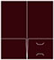 Wine Pocket Folder 9 x 12 - 10/Pk