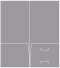 Pewter Pocket Folder 9 x 12 - 10/Pk