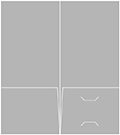 Pewter Pocket Folder 4 x 9 - 10/Pk