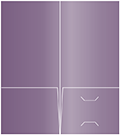 Purple Pocket Folder 4 x 9 - 10/Pk