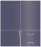 Iris Blue Pocket Folder 9 x 12 - 10/Pk