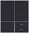 Linen Black Pocket Folder 9 x 12 - 10/Pk