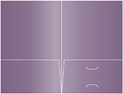 Purple Pocket Folder 5 3/4 x 8 3/4 - 10/Pk