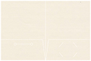 Linen Baronial Ivory Pocket Folder 9 x 12 - 10/Pk