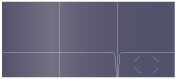 Iris Blue 3 Pocket Folder 9 x 12 - 10/Pk