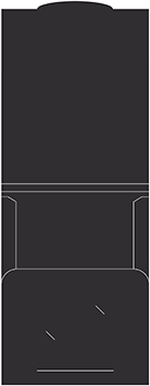 Black Capacity Folders Style B (12 1/4 x 9 1/4) 10/Pk