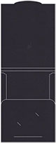Linen Black Capacity Folders Style B (12 1/4 x 9 1/4) 10/Pk