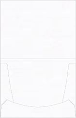 Glossy White Document Portfolios Style A (8 3/4 x 11 1/4) 10/Pk
