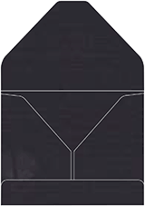 Linen Black Document Portfolio Style B (9 x 12) 10/Pk
