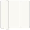 Eggshell White Gate Fold Invitation Style A (5 x 7) - 10/pk