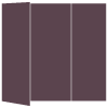 Eggplant Gate Fold Invitation Style A (5 x 7)