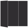 Black Gate Fold Invitation Style A (5 x 7) - 10/Pk