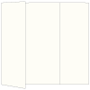 White Gold Gate Fold Invitation Style A (5 x 7) - 10/Pk