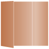 Copper Gate Fold Invitation Style A (5 x 7)