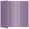 Metallic Purple Gate Fold Invitation Style A (5 x 7) - 10/Pk