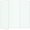 Metallic Aquamarine Gate Fold Invitation Style A (5 x 7) - 10/Pk