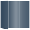 Iris Blue Gate Fold Invitation Style A (5 x 7) - 10/Pk