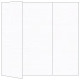 Linen Solar White Gate Fold Invitation Style A (5 x 7) 10/Pk