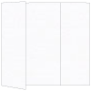 Linen Solar White Gate Fold Invitation Style A (5 x 7)