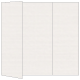 Linen Natural White Gate Fold Invitation Style A (5 x 7) 10/Pk