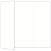 White Pearl Gate Fold Invitation Style A (5 x 7) - 10/Pk