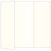 Natural White Pearl Gate Fold Invitation Style A (5 x 7) - 10/Pk