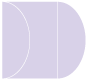 Purple Lace Gate Fold Invitation Style C (5 1/4 x 7 1/4) 10/Pk