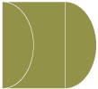 Olive Gate Fold Invitation Style C (5 1/4 x 7 1/4)