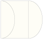 White Gold Gate Fold Invitation Style C (5 1/4 x 7 1/4) 10/Pk