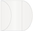Pearlized White Gate Fold Invitation Style C (5 1/4 x 7 1/4)