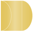 Gold Gate Fold Invitation Style C (5 1/4 x 7 1/4)