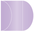 Violet Gate Fold Invitation Style C (5 1/4 x 7 1/4) - 10/Pk