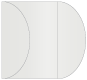 Silver Gate Fold Invitation Style C (5 1/4 x 7 1/4) 10/Pk