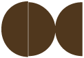 Coco Round Gate Fold Invitation Style D (5 3/4 Diameter)