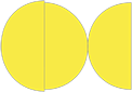 Lemon Drop Gate Fold Invitation Style D (5 3/4 Diameter)