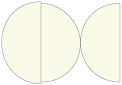 Spring Round Gate Fold Invitation Style D (5 3/4 Diameter) - 10/Pk