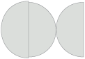 Fog Round Gate Fold Invitation Style D (5 3/4 Diameter)
