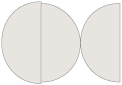 Peace Round Gate Fold Invitation Style D (5 3/4 Diameter)