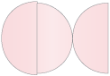 Rose Round Gate Fold Invitation Style D (5 3/4 Diameter)