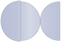Vista Round Gate Fold Invitation Style D (5 3/4 Diameter) - 10/Pk